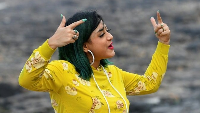 Hip-hop artist Palak Parnoor Kaur is just one of a number of independent Indian musicians seeing their fan base soar amid the pandemic. AFP