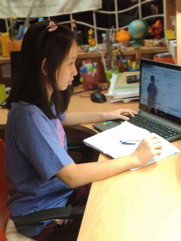 骆子茜同学上网络特训班。