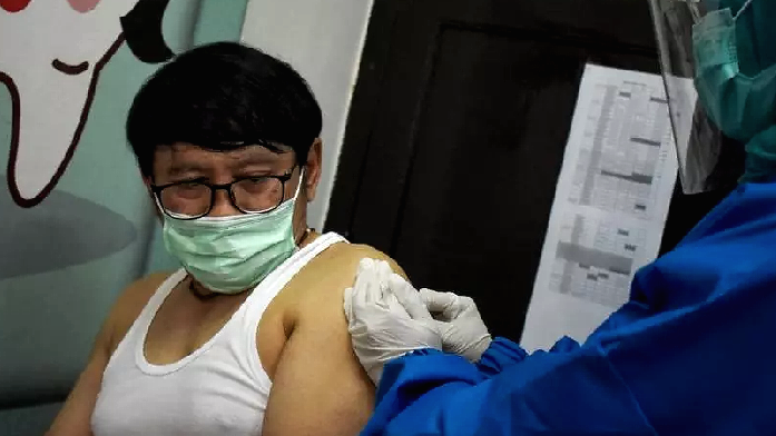 Indonesia is one of a number of countries likely to be dependent on Chinese-developed vaccines, potentially making it vulnerable to Beijing's diplomatic demands. AFP