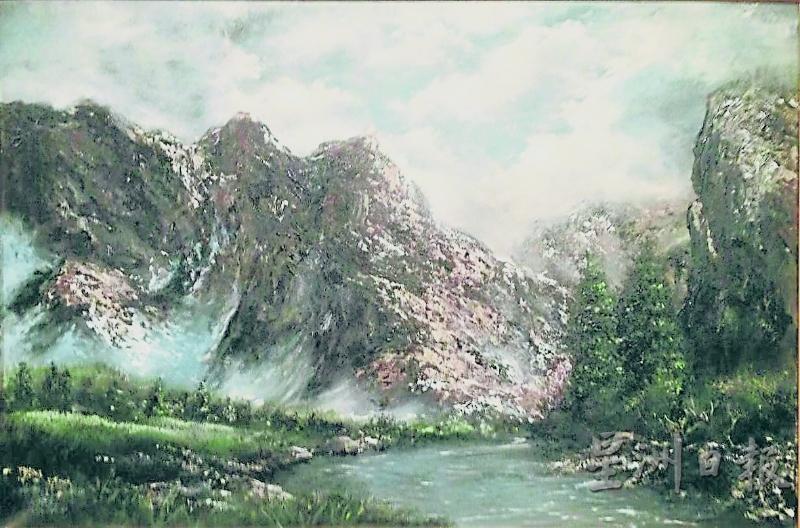 刘嘉源2018年的作品《山水画》。