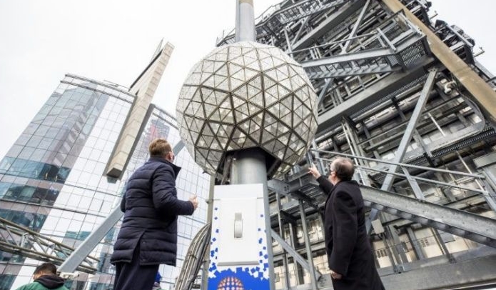 Waiting for the ball to drop: New York will host its traditional Times Square celebration. AFP