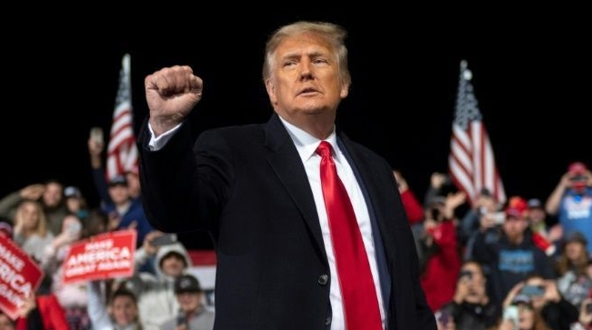 Trump who still refuses to concede defeat to Biden, will campaign in Georgia ahead of the state's double runoff election for the US Senate. AFP Trump who still refuses to concede defeat to Biden, will campaign in Georgia ahead of the state's double runoff election for the US Senate. AFP