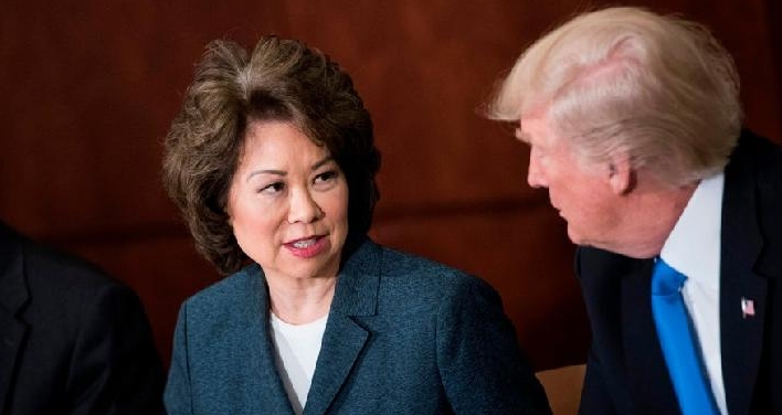 Transportation Secretary Elaine Chao. AFP