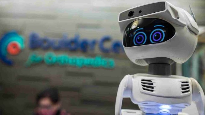 Robots which showed their value during the pandemic are taking the virtual stage at the online-only Consumer Electronics Show, including this programmable personal robot Misty. AFP