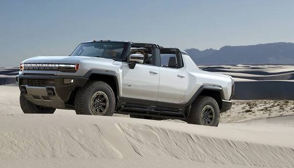 The 2022 GMC Hummer EV, driven by next-generation EV propulsion technology that enables off-road capability, on-road performance and an immersive driving experience. AFP