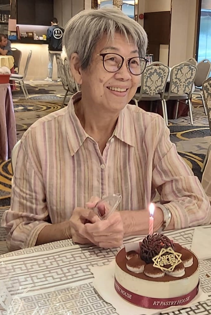 翁秀英．90岁．吉隆坡人．退休教师
