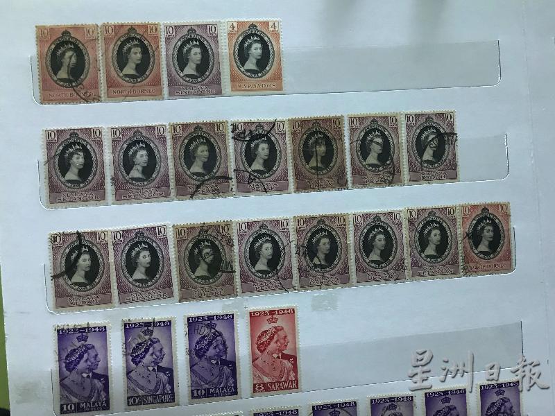 马来亚和婆罗洲还受到英国殖民统治时发行的邮票。
