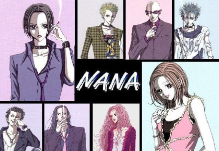 日本漫画《NANA》讲述坚强果敢的乐队主唱娜娜，与天真烂漫的普通少女奈奈两位姓名（日语音）相同、性格迥异的女主角不断找寻自我、追寻梦想、追逐爱情的故事。