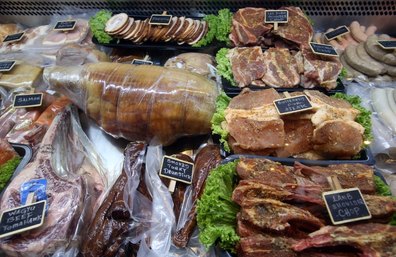 The Butcher's Table除了提供餐点外，也售卖自制的西式肉制品，方便顾客在家自行烹煮。