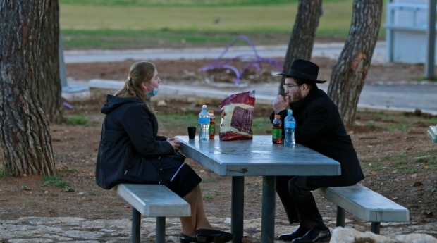 In Israel, with indoor venues not an option, outdoor options have become increasingly popular. AFP