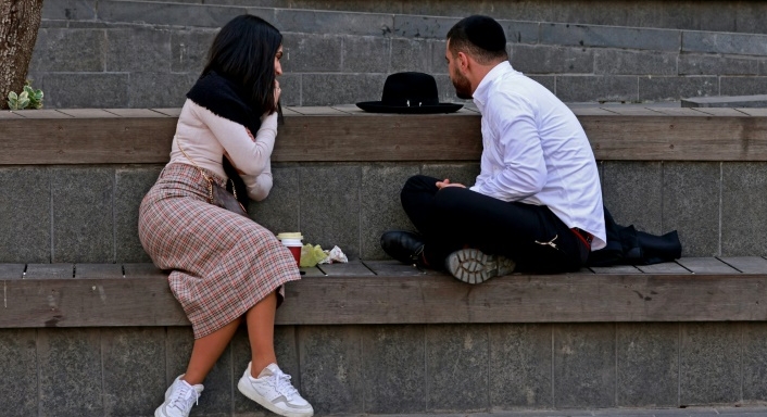 The rituals of pre-marriage courtship for Ultra-Orthodox Jews are strictly codified. AFP