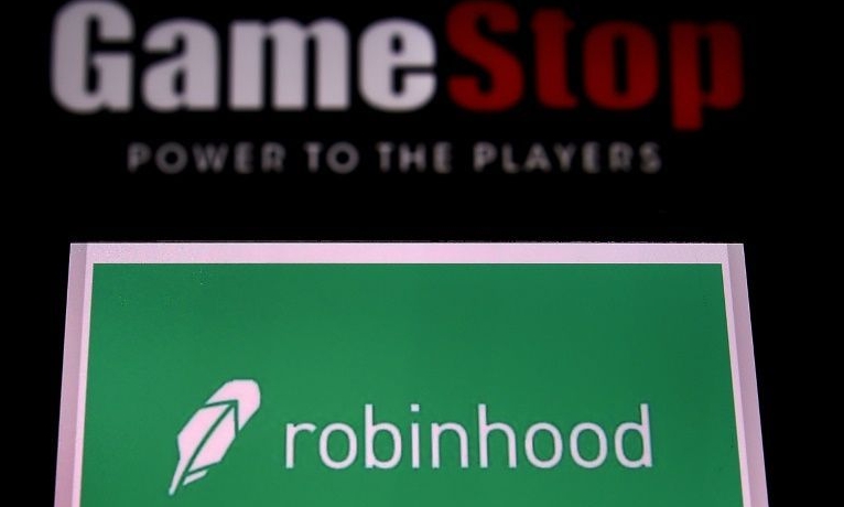 Robinhood has been limiting transactions on GameStop shares. AFP