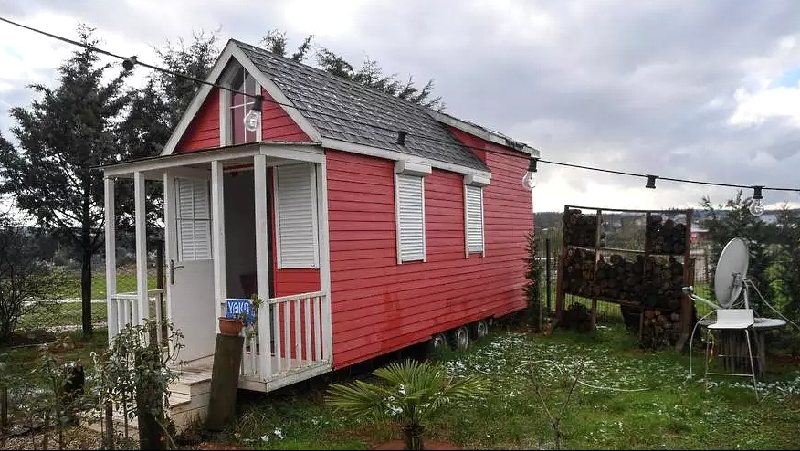 There has been a surge of interest in tiny houses since the pandemic. AFP