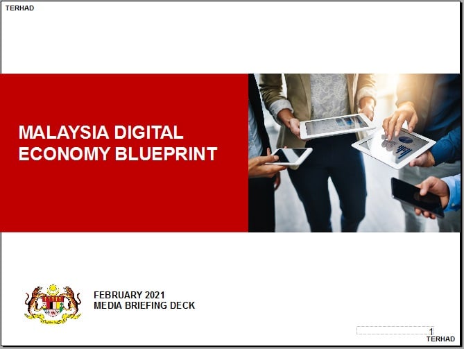 马来西亚数字经济大蓝图　Malaysia Digital Economy Blueprint2021年2月。