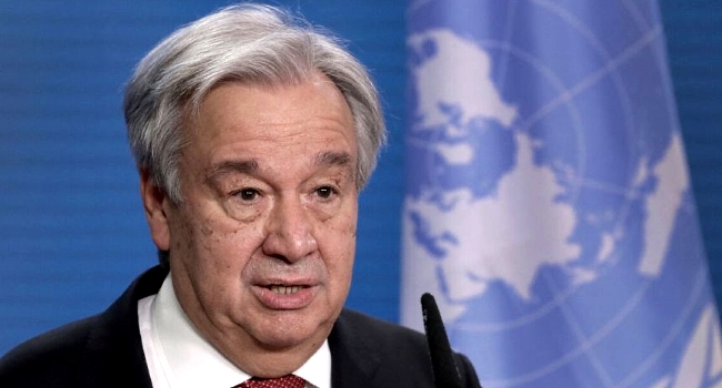 UN Secretary-General Antonio Guterres. AFP