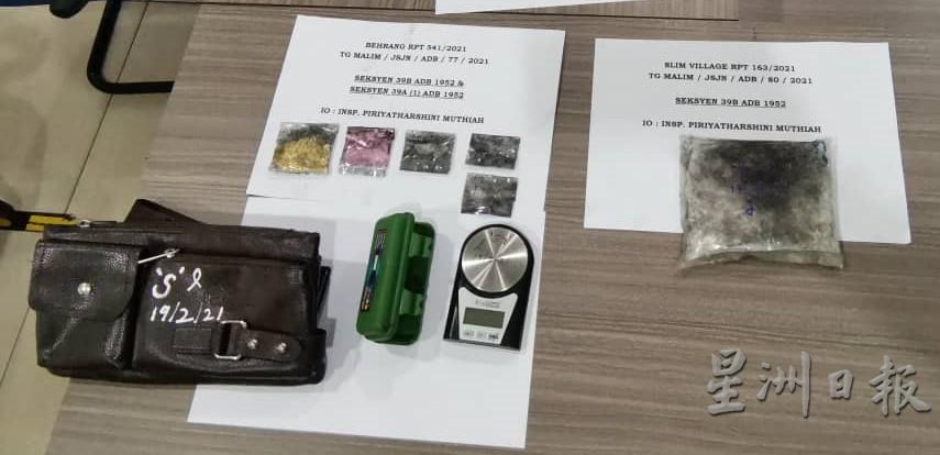 通过“毒巢行动”，慕亚林警方搜获了总值约2万6353令吉的冰毒与海洛因。