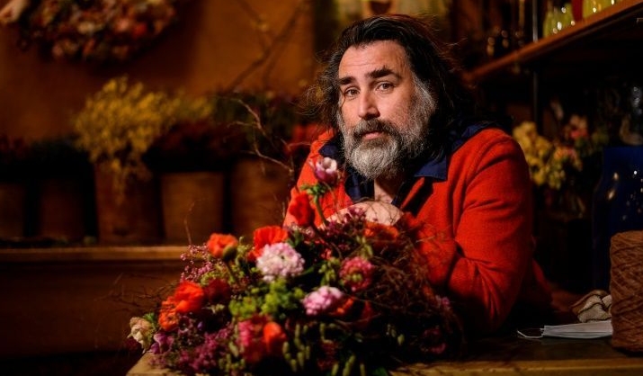 French florist artist Thierry Boutemy has worked for Sofia Coppola, Lady Gaga and the fashion house Hermes. AFP