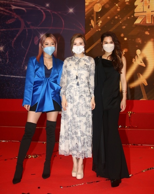 李幸倪（右起）、林欣彤及叶巧琳现身破冰发布会，希望乐坛百花齐放，亦期待crossover合作。