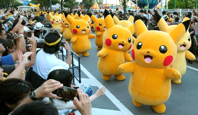 Red-cheeked Pikachu is instantly recognizable around the world as one of the best-known Pokemon. AFP
