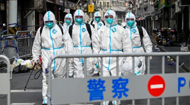 A press group says China has used the pandemic to control journalists. AFP A press group says China has used the pandemic to control journalists. AFP