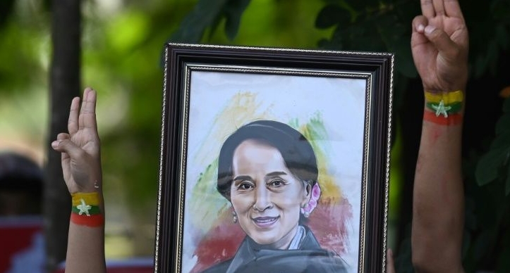 Aung San Suu Kyi has not been seen in public since being detained at the start of the coup. AFP Aung San Suu Kyi has not been seen in public since being detained at the start of the coup. AFP