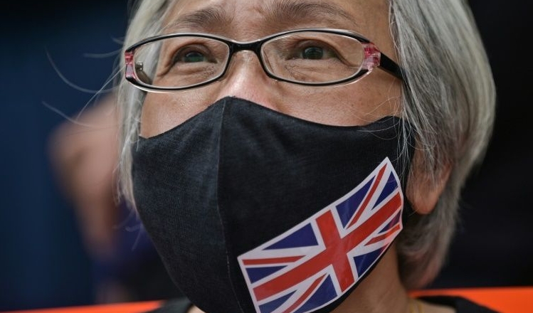 Alexandra Wong outside Hong Kong's West Kowloon court. AFP Alexandra Wong outside Hong Kong's West Kowloon court. AFP