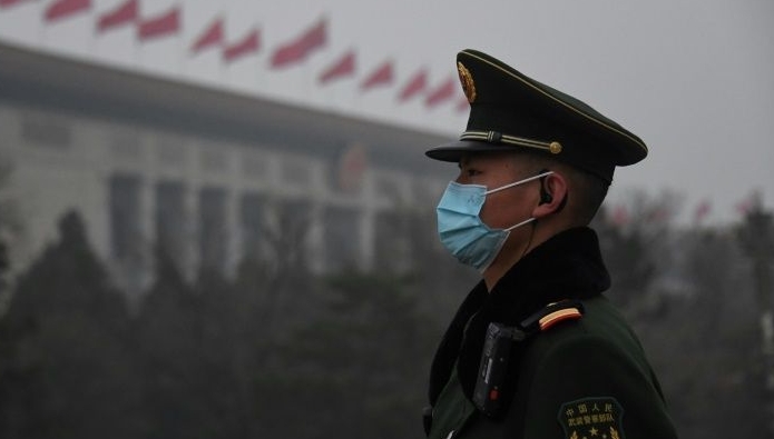 Tight security and pandemic restrictions are in place for China's parliamentary session. AFP