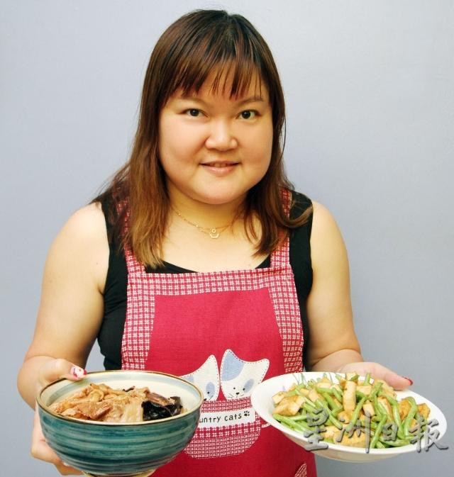 梁丽萍享受烹饪，努力寻回祖母家传的好味道。