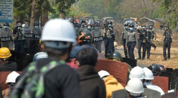 Myanmar's security forces have sought to quell protests with an increasingly brutal crackdown. AFP Myanmar's security forces have sought to quell protests with an increasingly brutal crackdown. AFP