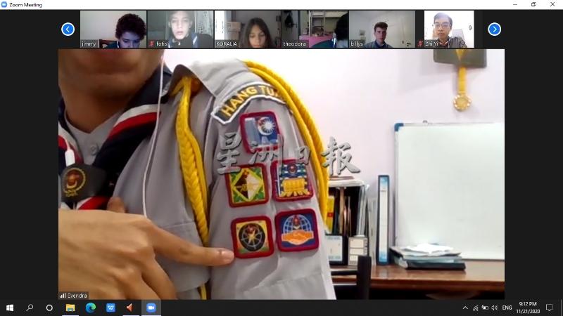 USJ13国中童军分享我国的童军徽章制度。
