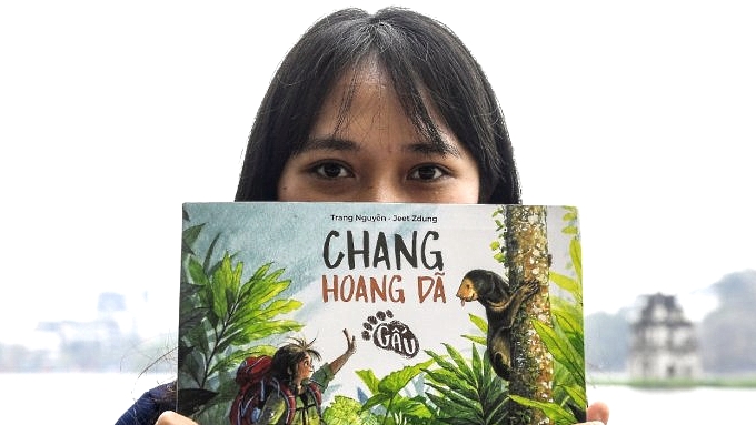 Trang has written a book to inspire young girls to become conservationists. AFP