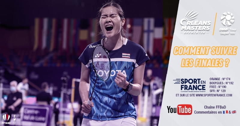 泰国女单布莎楠在奥尔良羽球超级100赛半决赛逆转队友李美妙，争夺东京奥运会资格处于优势。（法国羽总脸书照片）
