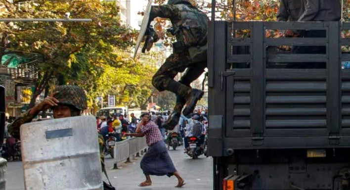 More than 500 people have died in protests as Myanmar security forces struggle to quash dissent. AFP