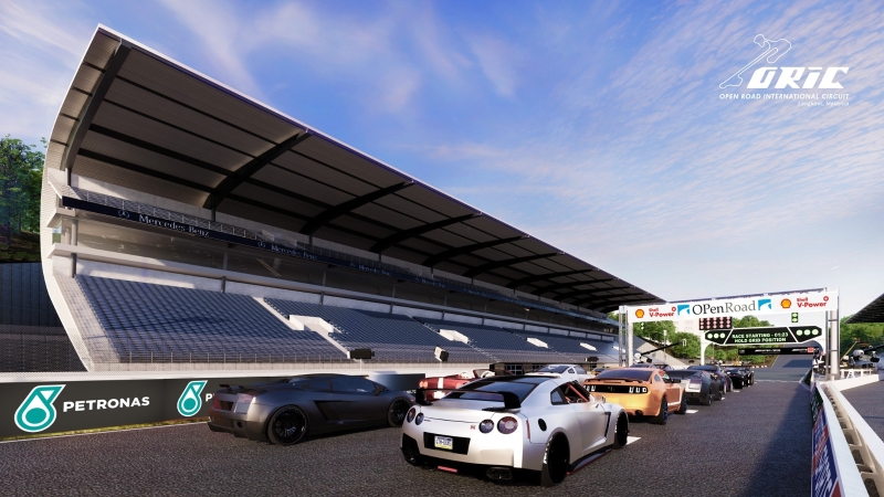 构思中的赛车场有二级赛道，也可以主办一级方程式大赛车（F1）外的其他赛车活动。（ORIC脸书）