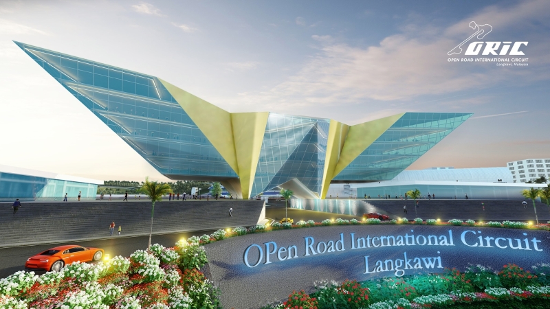 浮罗交怡武吉玛鲁要兴建一条全长约5.8公里的国际级赛车道的构思图。（ORIC脸书）  