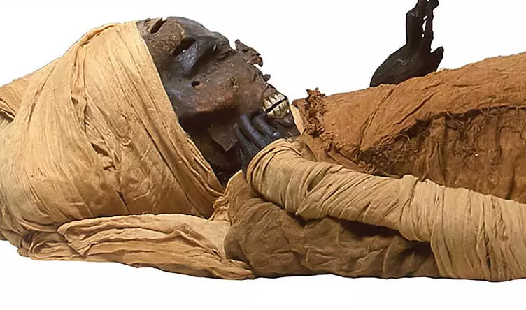 An Egyptian mummy of pharaoh: 22 kings are queens are to be moved on Saturday to a new museum site. AFP