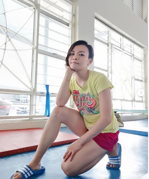 张俊虹表示，虽然东京取消跳水世界杯，但她会摆好心态去面对目前这种局面，心情不能受到左右。（张俊虹IG照片）