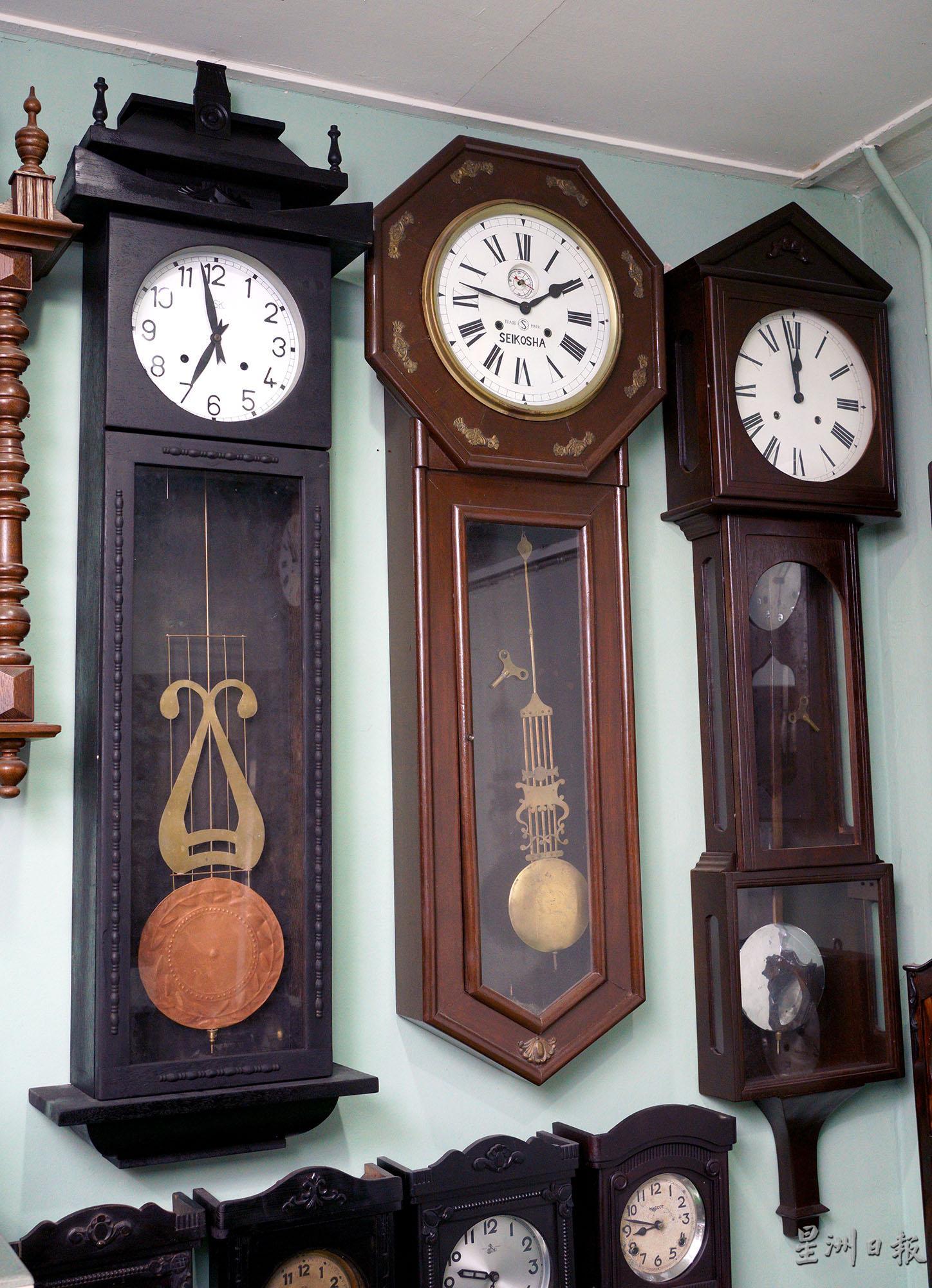 刘少强不但对旧钟锺情独锺，也学会了自己修复旧钟，开发出对修理钟的兴趣和乐趣。

