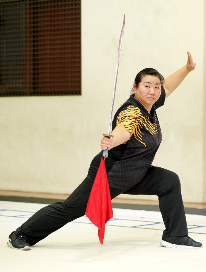 陈晓慧仍是武术选手时，最擅长的武术项目是刀术。