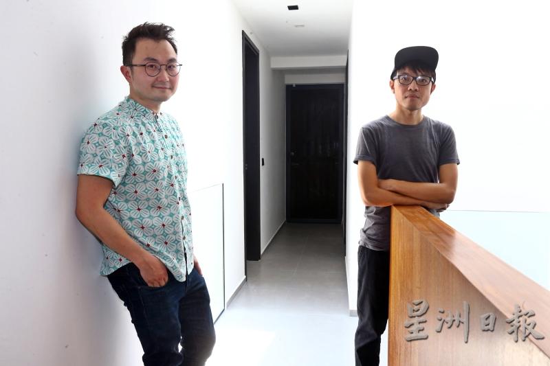 薛俊强（左）及邓晖誉迎合屋主的生活方式设计及构思，赋予旧宅新生命。

