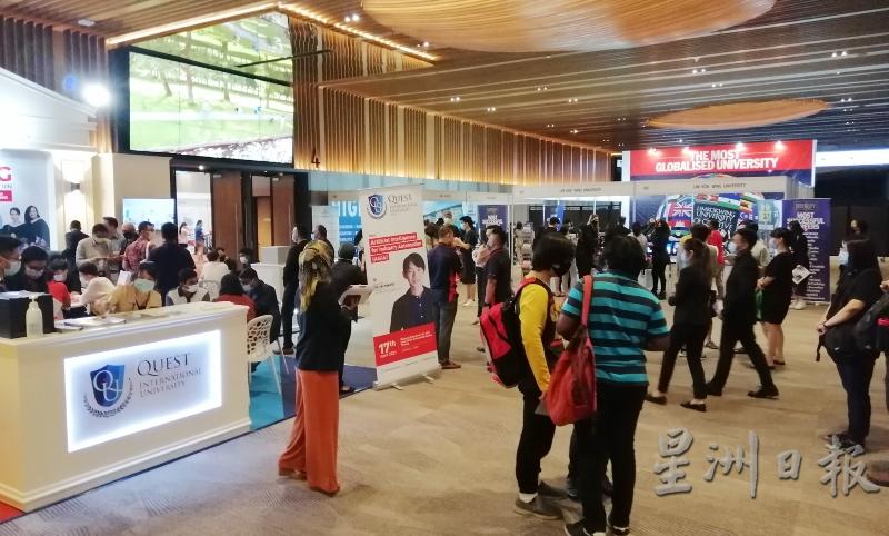 马来西亚教育展昨今两天，在槟城国际会展中心举行。

