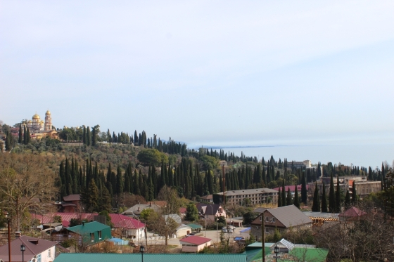 Novy Afon小镇坐落在黑海沿岸。
