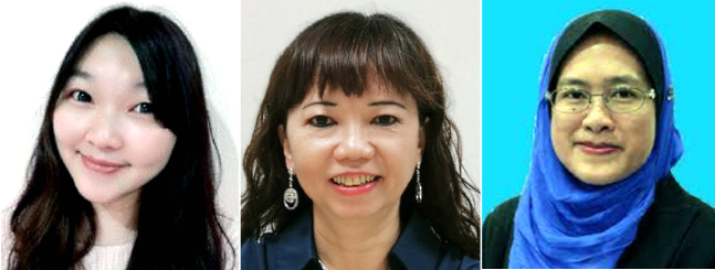 From left: Dr Yoong Lee Yeen, Professor Dr Moy Foong Ming and Professor Dr Noran Naqiah Hairi