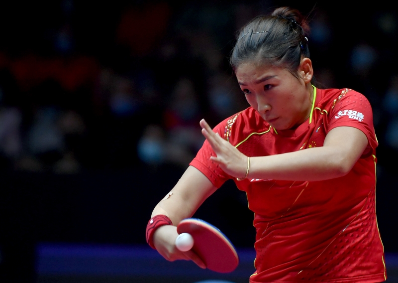 中国乒协公布了东京奥运会参赛名单，2019年世乒赛冠军刘诗雯落选女单，将参加女团和混双。（新华社照片）