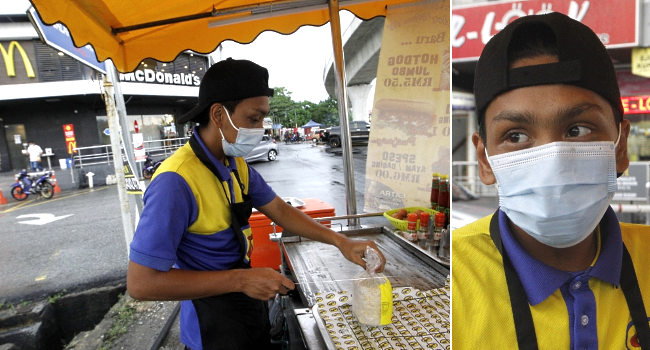 Business at Firdaus' stall has increased by 50%. SIN CHEW DAILY Business at Firdaus' stall has increased by 50%. SIN CHEW DAILY