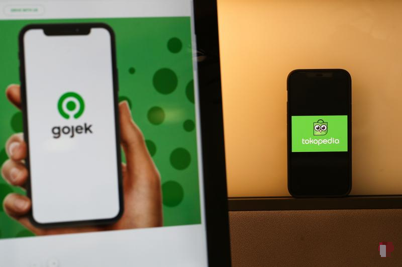 印尼的Gojek和Tokopedia正式宣布合并。（档案照）