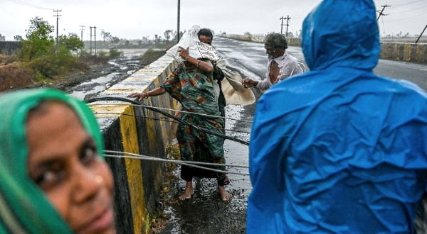 Cyclone Tauktae battered swathes of the vast nation. AFP Cyclone Tauktae battered swathes of the vast nation. AFP