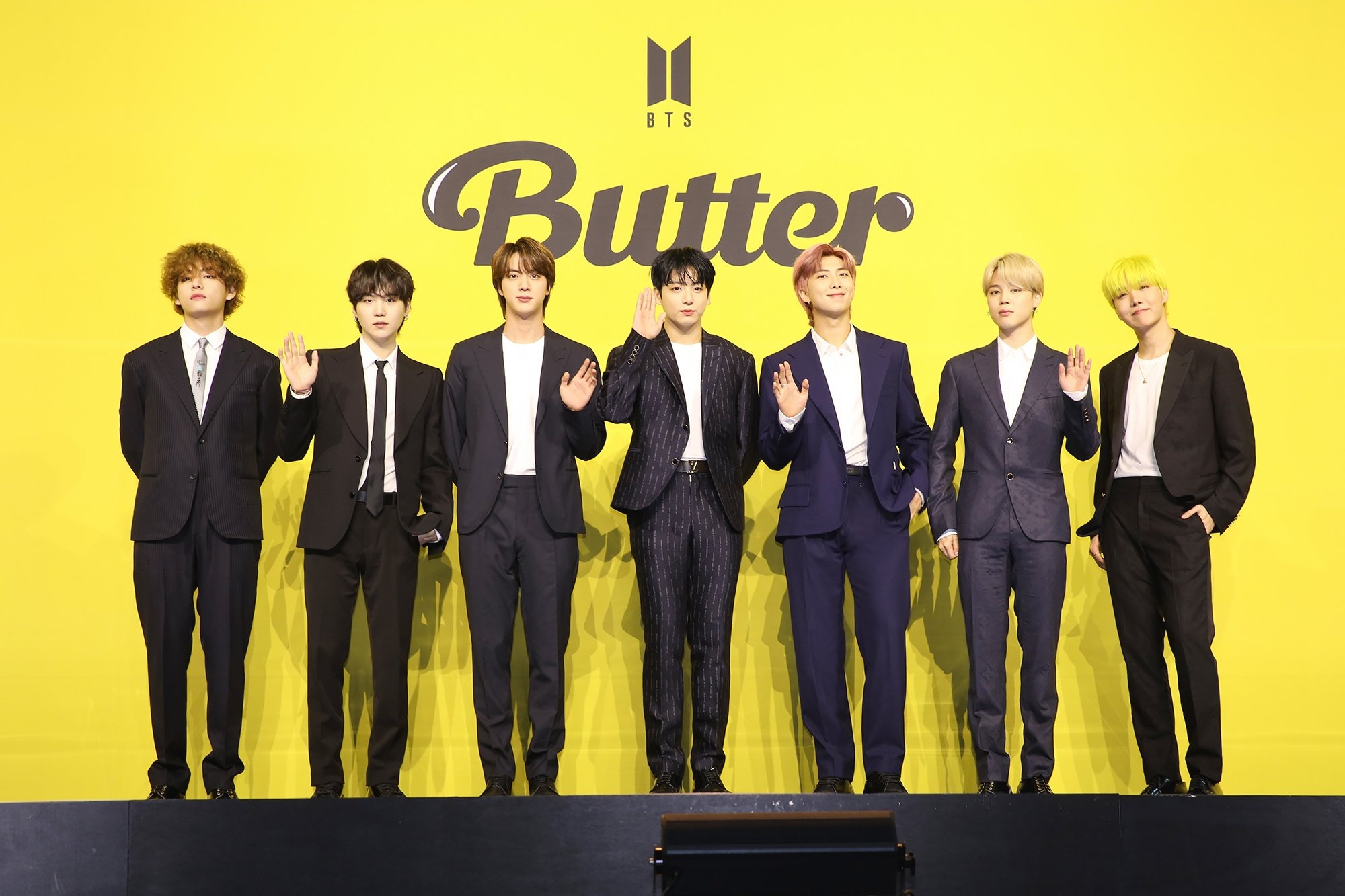 BTS出席全新英文單曲《Butter》發佈會，眾人表示有信心憑新歌再戰格林美。