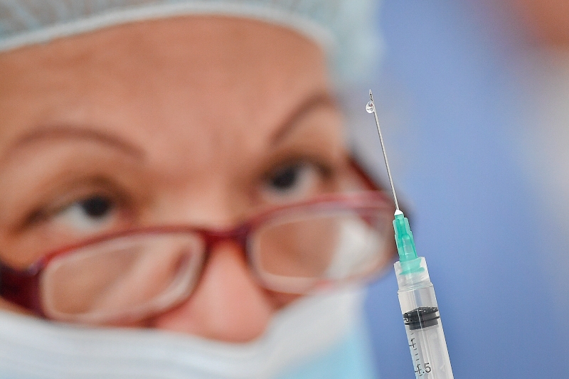 乌拉圭发布的一项早期接种计划的数据显示，接种中国科兴疫苗能将冠病患者的死亡率降低97%。（美联社照片）