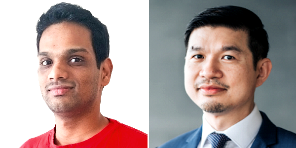 Sharan Raj (L) and Dr Khor Swee Kheng. Sharan Raj (L) and Dr Khor Swee Kheng.